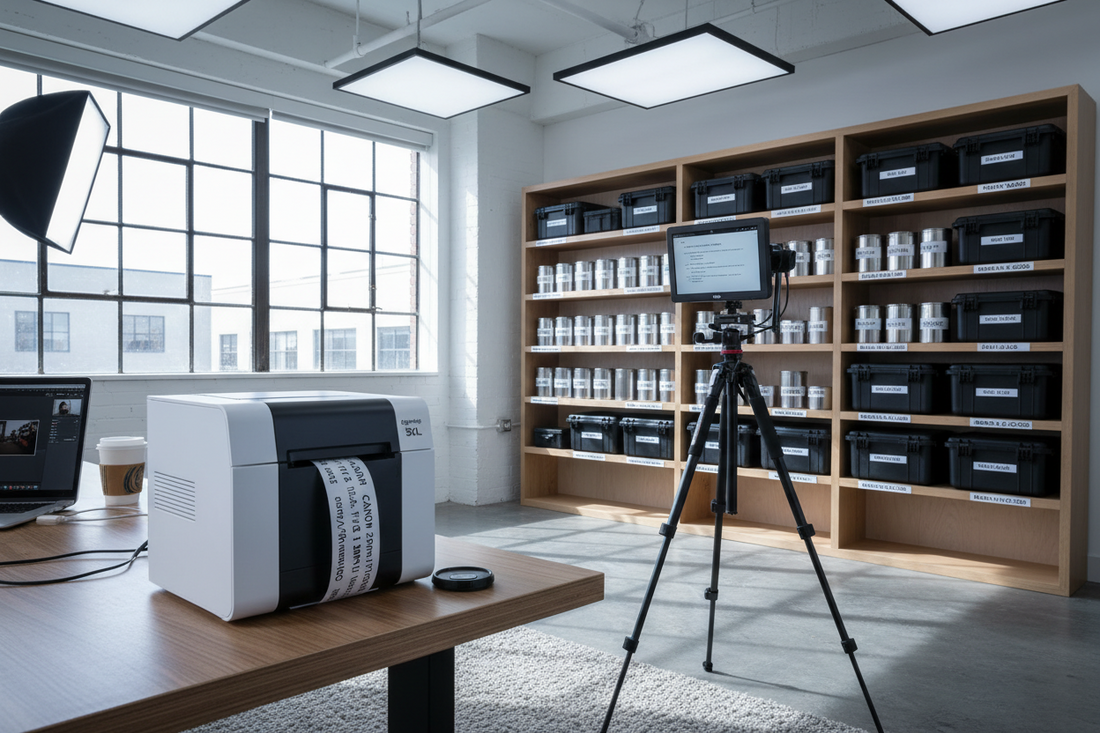 Precision Organization: Streamlining Your Studio with Professional Labeling Systems