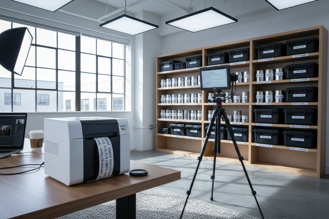 Precision Organization: Streamlining Your Studio with Professional Labeling Systems