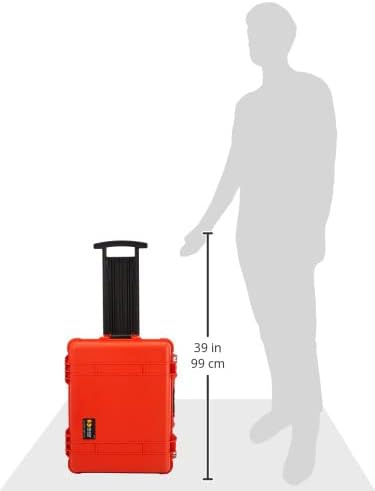 Pelican 1560 Case With Foam (Orange)