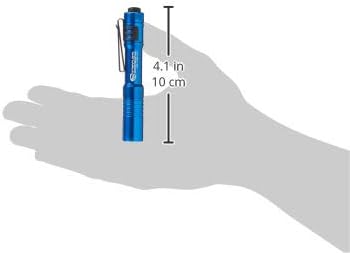 Streamlight 66603 MicroStream USB 250-Lumen 1150-Candela EDC Ultra-Compact Flashlight with Rechargeable Battery, Clear Retail Packaging, Blue