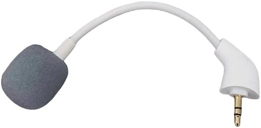 Complete White Mic Replacement Kit for HyperX Cloud II (2021+) Wired Headsets | Plug & Play, Perfect Color Match & Restored Audio(Not for Wireless)
