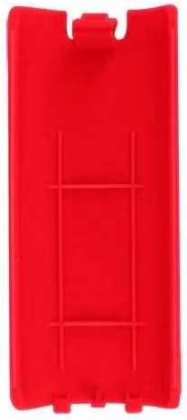 2 Pack of Replacement Battery Back Door Cover Shell for Nintendo Wii Remote Controller (Red)