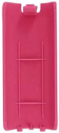 2 Pack of Replacement Battery Back Door Cover Shell for Nintendo Wii Remote Controller (Pink)