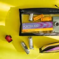 Moment Clear Reusable Travel Film Pouch (2L) - Waterresistant to Carry 35mm and 120 film.
