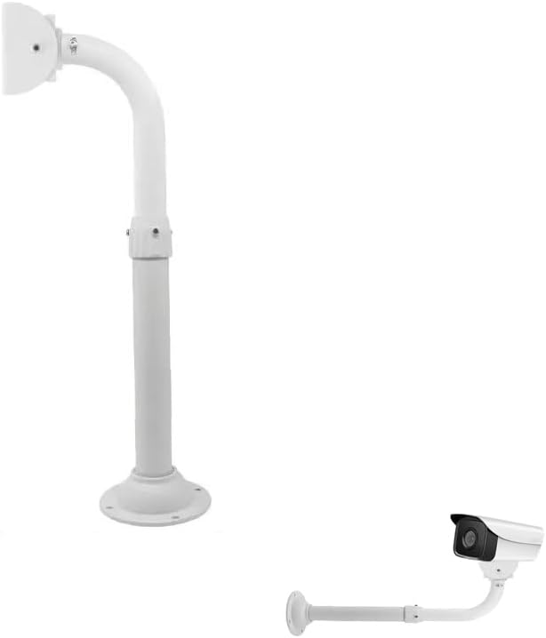 NVRTTRR L-Shape Dome Camera Bracket, Wall Ceiling Mount for Security Dome Cameras, Wall Mount (L-DGNP+42-60L)