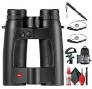 Leica 8x42 Geovid Pro Rangefinder Binoculars (40815) + Tripod Adapter + Backpack + Monopod + Cleaning Kit + 2 x Cap Keeper