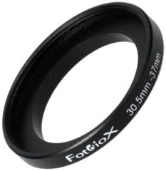 Metal Step Up Ring, Anodized Black Metal 30.5mm-37mm, 30.5-37 mm