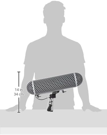 Rode Blimp Windshield and Rycote Shock Mount Suspension System for Shotgun Microphones