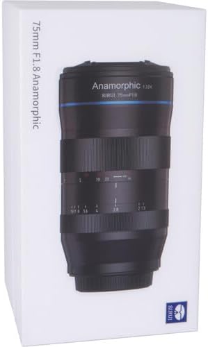 SIRUI 75mm F1.8 1.33X APS-C Anamorphic Lens for X Mount, Blue Flare
