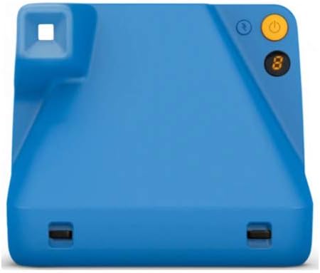Polaroid Originals Now Viewfinder i-Type Instant Camera (Blue) Bundle with i-Type Films and Reusable Vintage Photo Accessory (3 Items)