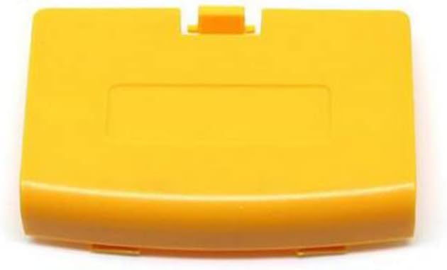 Battery Pack Back Door Cover Lid Case for Gameboy Advance GBA Console Accessories Replacement (Yellow)