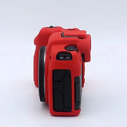 Professional Secure Silicone Camera Case Cover Housing Body Skin for Canon EOS RP Mirrorless Digital SLR Camera (Red)