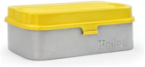 KODAK Film Case - for 5 Rolls of 35mm Films - Compact, Retro Steel Case to Sort and Safeguard Film Rolls (Blue) (Film is not Included)