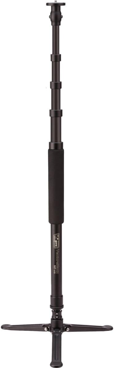 Vidpro MP-66 VentureMaxx Series Professional 70-Inch Monopod with Air Lock - Lightweight Anodized Aluminum Camera Camcorder Support Stand Adjustable 5-Section with 3 Feet Base Includes Carrying Case
