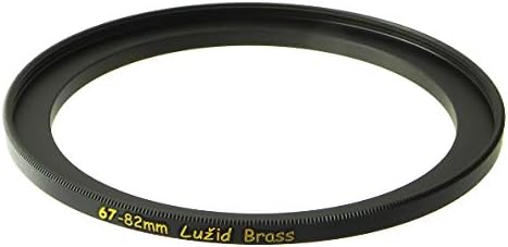 X2 Brass 67mm to 82mm Step Up Filter Ring Adapter 67 82 Luzid