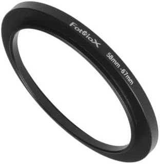 Fotodiox Metal Step Up Ring, Anodized Black Metal 58mm-67mm, 58-67 mm
