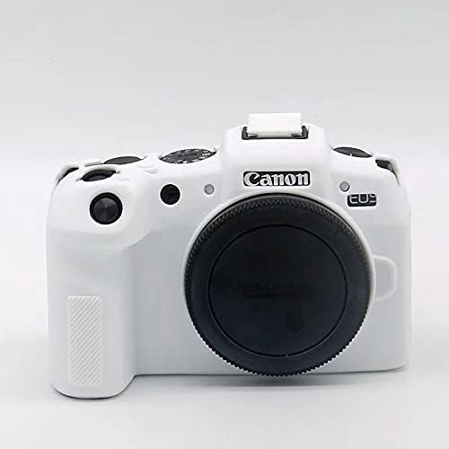 Professional Secure Silicone Camera Case Cover Housing Body Skin for Canon EOS RP Mirrorless Digital SLR Camera (White)