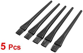 uxcell 5 Pcs Anti Static ESD Dust Cleaning Brush Black for PCB Motherboards