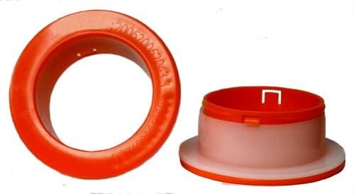 PSBM Hand Saver Stretch Wrap Film Handle, Red, 4 Pack, Designed for 3 Inch Core Stretch Wrap