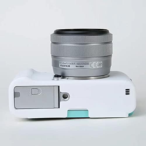Professional Secure Silicone Camera Case Cover Housing Body Skin for Fujifilm Fuji X-A7 XA7 XA 7 Mirrorless Digital Camera (White)