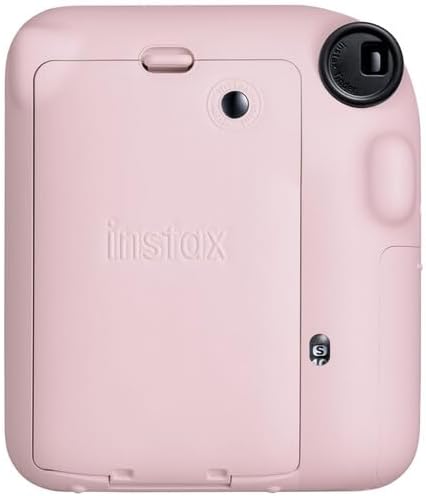 Fujifilm Instax Mini 12 Instant Camera Blossom Pink with Sandisk 32 GB USB Flash Drive + 40 Sheets Fujifilm Instax Mini Film Bundle, Sunshine Photo Microfiber Cleaning Cloth Included