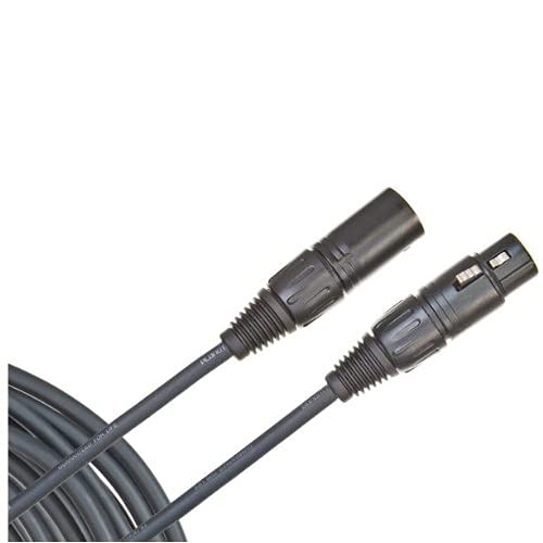 D'Addario XLR Male to Female Balanced Mic Cable - Classic Series - 10 Ft/3.05 M - 2 Pack