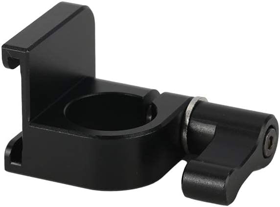 NICEYRIG 15mm Single Rod Clamp to Cold Shoe Adapter, DSLR Camera Rig Rail Block for Monitor Mount LED Light Microphone - 426