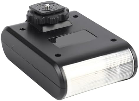 Slave Flash for Cameras Produces Bright and Soft Light, Hot Shoe Mount Works with Any Digital Camera, Mini and Lightweight, Great Accessory for Photography Enthusiasts