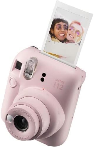 Fujifilm Instax Mini 12 Instant Camera (Camera + 6 x Twin Packs, Blossom Pink)