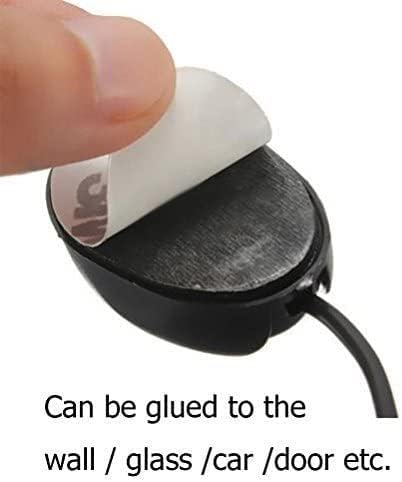 Car Microphone 3.5mm External Assembly Mic for Car Vehicle Head Unit Enabled Audio Stereo Radio Receiver GPS DVD, 3m Cable, Plug and Play