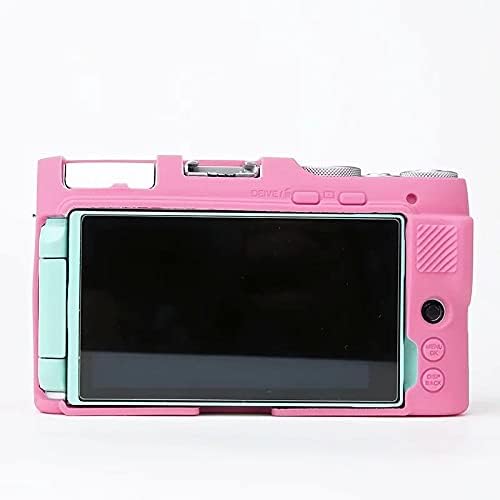 Professional Secure Silicone Camera Case Cover Housing Body Skin for Fujifilm Fuji X-A7 XA7 XA 7 Mirrorless Digital Camera (Pink)