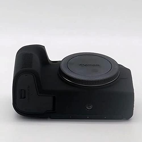 Professional Secure Silicone Camera Case Cover Housing Body Skin for Canon EOS RP Mirrorless Digital SLR Camera (Black)
