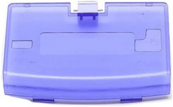 Battery Pack Back Door Cover Lid Case for Gameboy Advance GBA Console Accessories Replacement (Clear Blue)