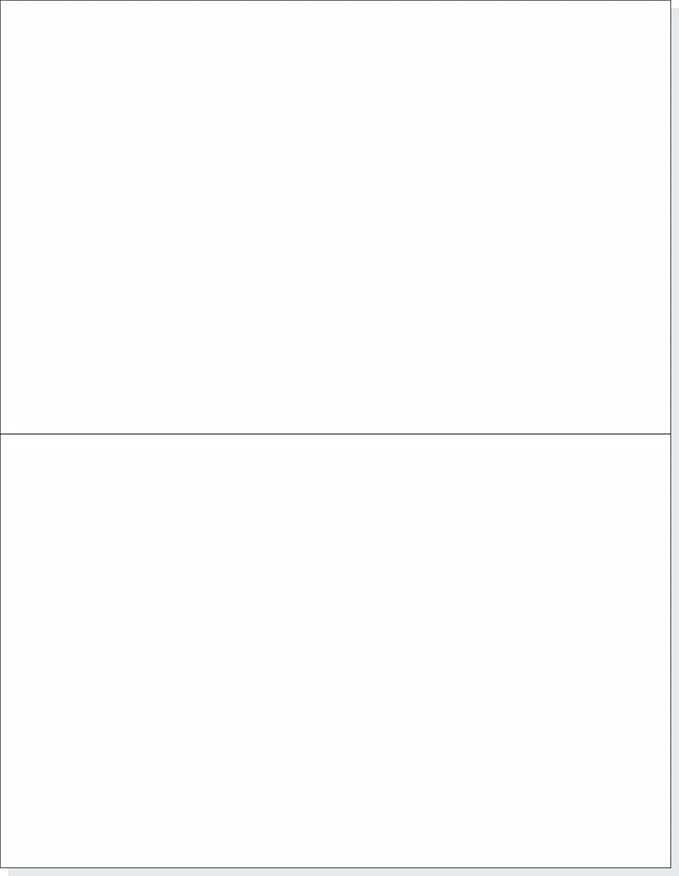 NextDayLabels Half Sheet Shipping Labels 5.5" x 8.5" – Printable Blank Labels for Laser & Inkjet Printers, White Self-Adhesive Stickers, 2 Per Page for Ship, FBA, UPS & FedEx, Made in USA, 25 Pack