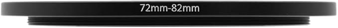 72-49/52/55/57/58/62/67/72/74/77/82/86/95/105mm Step Up & Step Down Rings Adapter for Camera Lens and Filters 72-82 Filter Adapter Ring 72mm Lens to 82mm Filters
