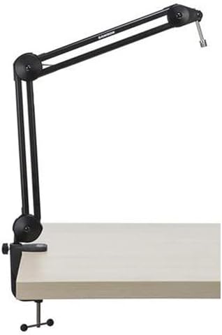 Samson MBA38 38" Microphone Boom Arm Studio Podcast USB Mic Stand w/Desk Clamp