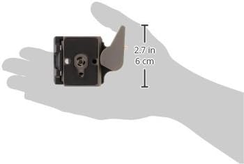 Manfrotto 323 RC2 Rapid Connect Tripod Adapter with 200PL-14 Quick Release Plate - Replaces 3299-Black
