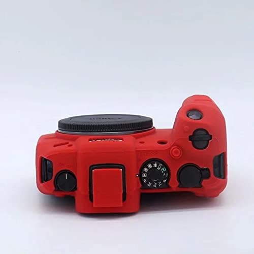 Professional Secure Silicone Camera Case Cover Housing Body Skin for Canon EOS RP Mirrorless Digital SLR Camera (Red)