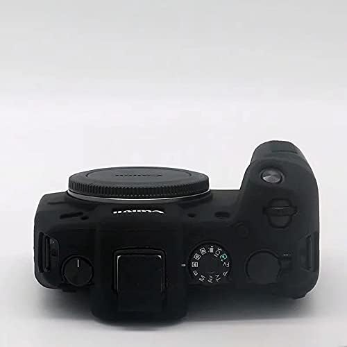 Professional Secure Silicone Camera Case Cover Housing Body Skin for Canon EOS RP Mirrorless Digital SLR Camera (Black)