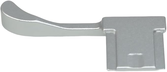 Foto&Tech Metal Hot Shoe Thumb Up Rest Hand Grip for Fujifilm Fuji X100V X100VI, Fuji X100V Accessories, Hotshoe Grip, x100vi Thumb Grip (Silver)