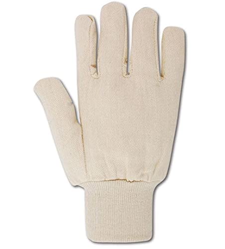MAGID MultiMaster Ambidextrous 8 oz. Clute Cut Canvas Chore Gloves, 144 Pairs, Size Men's (Fits Large) (T89R)