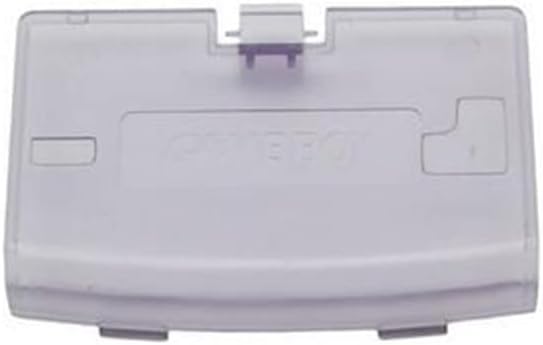 Battery Pack Back Door Cover Lid Case for Gameboy Advance GBA Console Accessories Replacement (Clear Purple)