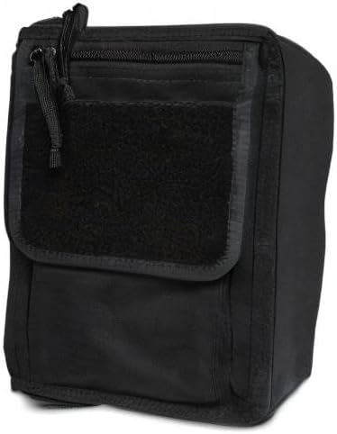 Tactical Notebook Covers | Field Data Cover System | Heavy Duty Zippered Organizer | Fits Notebooks 5” x 7.5” to 5.5” x 8.25"