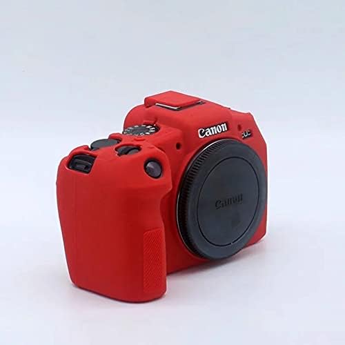 Professional Secure Silicone Camera Case Cover Housing Body Skin for Canon EOS RP Mirrorless Digital SLR Camera (Red)