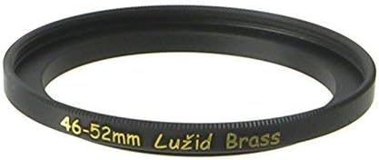 46mm to 52mm Brass Step Up Ring Filter Adapter Luzid