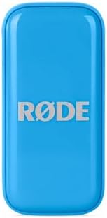 RØDE Wireless Micro - Compact Wireless Microphone, Two Mics with Charge Case for Smartphone Content Creation - USB-C, Blue