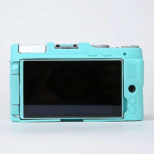 Professional Secure Silicone Camera Case Cover Housing Body Skin for Fujifilm Fuji X-A7 XA7 XA 7 Mirrorless Digital Camera (Light Blue)