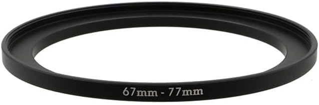 67-46/49/52/55/58/62/67/72/77/82/86/95/105mm Step Up & Step Down Rings Adapter for Camera Lens and Filters 67-77 Filter Adapter Ring 67mm Lens to 77mm Filters