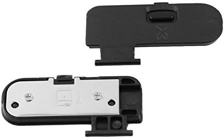 PhotoTrust 2 Pieces Battery Door Cover Lid Cap Replacement Repair Part Compatible with Nikon D3200 DSLR Digital Camera
