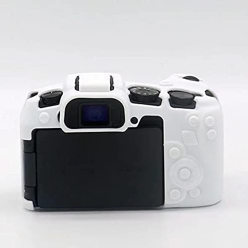 Professional Secure Silicone Camera Case Cover Housing Body Skin for Canon EOS RP Mirrorless Digital SLR Camera (White)
